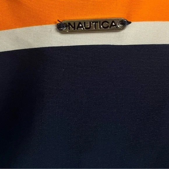 Nautica Striped Tankini Top, Size Large - Picture 6 of 9